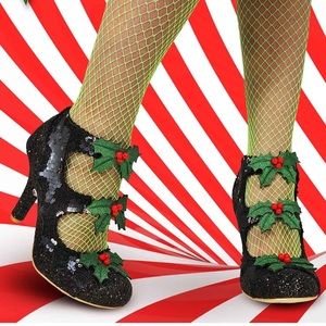 irregular choice holly jolly heels